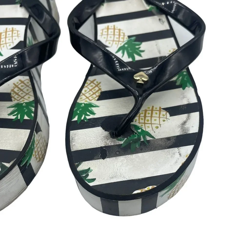 Kate Spade Remmie Flip Flop Wedge Thong Sandal 9M